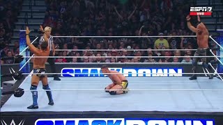 Tommaso Ciampa amp Gargano Vs Theory amp Waller Titulos en Parejas Parte 2 Smackdown 12072024 Español [upl. by Whitson]