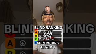 WWE Blind Ranking gone right 💀 wwe wrestling [upl. by Susej]