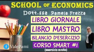 Esercizio svolto Partita Doppia Libro Giornale Libro Mastro e Bilancio di esercizio PARTE 1 [upl. by Puri]