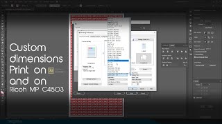 How to Print on a Custom Paper on Ricoh MPC4503 [upl. by Flore]