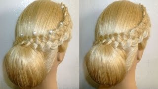 Hochsteck Frisur mit DuttkissenDuttAusgehfrisurAbiball FrisurDonut Hair Bun HairstylePeinados [upl. by Adnamra829]