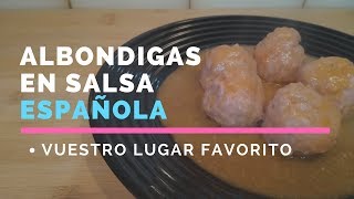 ALBONDIGAS EN SALSA ESPAÑOLA EN OLLA GM [upl. by Nirrep837]