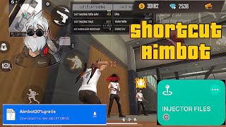 Aimbot shortcut injector ff ios  aimlockboost fpsaimstable [upl. by Aivatnuhs]