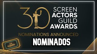 Lista completa de los NOMINADOS a los SAG AWARDS 2023 [upl. by Htederem]