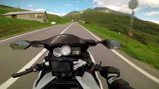 A soothing ride through the Oberalp Pass  Switzerland 2018  BMW K1300S [upl. by Adne]