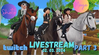 ▶ 2 SSO  LIVESTREAM PART 3  Nächtliches Leveln mit Maya und Ray 🥰🌙 [upl. by Medina]