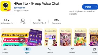 How To Install 4Fun Lite Group Voice Chat Apps  How To Download 4Fun Lite Group Voice Chat Apps [upl. by Akiaki]