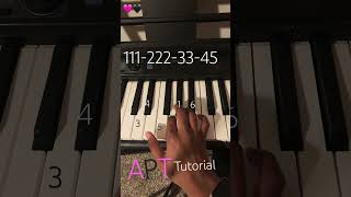 APT Piano tutorial piano apt [upl. by Aridni]