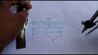 Engg Graphics  Projection of Planes Prob 23 Sketching By Prashantha Acharya ME [upl. by Grosvenor]