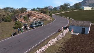 🚚𝐄𝐓𝐒𝟐 𝟏492 𝐅𝐫 –Map Eurafrica 28 avec mon Scania R Normal Roof quotpart 15quot🚚 [upl. by Ellehsram]