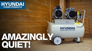 HY27550 A Quiet Air Compressor By Hyundai [upl. by Raines]