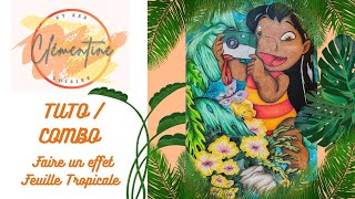 TUTO  Comment colorier des feuilles tropicales [upl. by Orgell883]