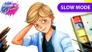 How to draw ❉ Adrien ❉ from miraculousladybug  Slow mode [upl. by Marty]