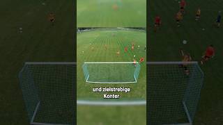 Perfekte Spielform für schnelles Umschalten nach einem Ausball⚽️🔥fussballübung fussball fußball [upl. by Ahsieuqal71]