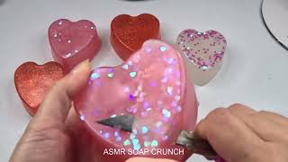 SOFT Glycerin Soap Cutting ASMR COMPILATION Satisfying Sounds [upl. by Moffit84]