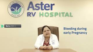 Bleeding during early pregnancy  Dr Bhawana Mishra  Aster RV Hospital [upl. by Idoux142]