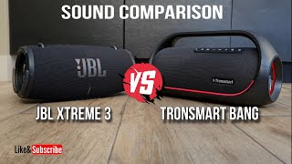 JBL Xtreme 3 vs Tronsmart Bang full sound comparison 💥🔥 [upl. by Johnna807]