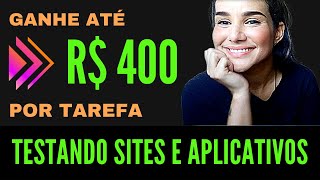 🤑 Como Ganhar Dinheiro Testando Sites e Aplicativos S Experiência  PAYPAL [upl. by Anhcar]