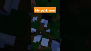 Roblox theme park tycoon 2 then vs now shorts [upl. by Htnnek]