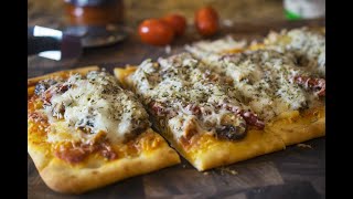 Flatbread Pizza Recipe [upl. by Stanly984]