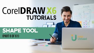 Corel Draw X6 Tutorials in UrduHindi part 6 shape tool [upl. by Deni]