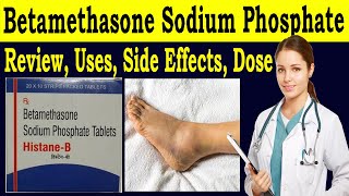 betamethasone sodium phosphate tablets uses  review histane B Tablets  Uses Side Effects Dose [upl. by Domenech313]