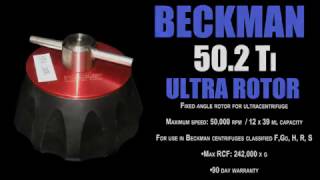 BECKMAN 50 2 Ti ULTRA ROTOR 1377A [upl. by Ciardap]