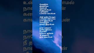 வெந்நீரில் நீ குளிக்க lyrics Unakkena naan irupen  joshuasridhar haricharan நாமுத்துக்குமார் [upl. by Surbeck]