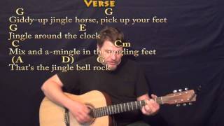 Jingle Bell Rock CHRISTMAS Strum Guitar Cover Lesson in G with ChordsLyrics [upl. by Mendez]