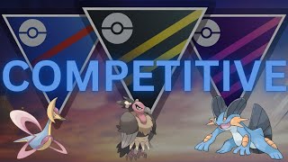 Great League Cresselia Mandibuzz SHADOW Swampert team is COMPETITIVE in PokemonGo [upl. by Mashe]