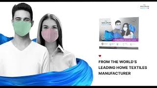 Stay Safe with Welspun Health AntiBacterial Reusable Mask  Made To Protect [upl. by Isayg]