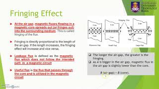 Chapter 1  Part 5 Fringing Effect amp Core Loss [upl. by Eirrotal]