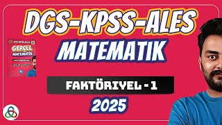 Faktöriyel  1 Video  DGSKPSSALES Matematik  2025 [upl. by Karel]