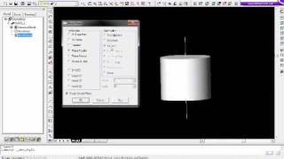 how to make work plane on a cylinder by Mechanical Desktop [upl. by Gloriana298]