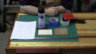 Applying Scroll Saw Patterns [upl. by Saltsman]