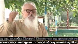 Interview with chief elder of Russian Molokan community [upl. by Lexerd]