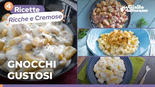 4 MODI DI FARE GLI GNOCCHI Ricette sfiziose da provare subito 🥔😋😍 [upl. by Eelam]