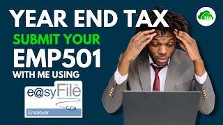 How to do an Annual Reconciliation Declaration using SARS Easyfile  EMP501 Year End Tax Submission [upl. by Nuahsak]