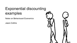 Exponential discounting examples [upl. by Inanuah]