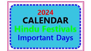 2024 Calendar  Calendar 2024  Calendar Festivals 2024  Calendar Holidays 2024 Calendar full 2024 [upl. by Padget335]