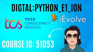 51053 course answers 51053 tcs courseDigital Python E1 [upl. by Haizek]