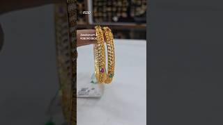 BLOOMING BEAUTY 💐 Floral Light Weight Gold Bangles Design Beautiful Jewellery bangles newarrivals [upl. by Aihsas]