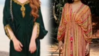 Stylish Kaftan dress designs ideas  Long Kaftan​ Designs 2025 Arabic kaftan [upl. by Humbert]