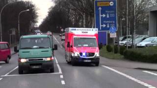 Der Rettungsdienst im Kreis Pinneberg RKISH RTWs und NEF Zusammenschnitt [upl. by Lorien101]