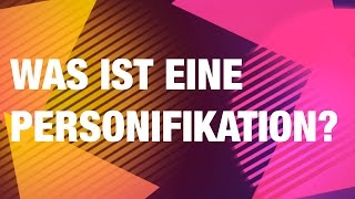 Was ist eine PERSONIFIKATION [upl. by Eniamrahc]