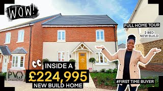 Touring a £224K AFFORDABLE HOME FIRSTTIME BUYER New Build House  Inside Davidsons Homes 2BED Fenny [upl. by Aicilas]