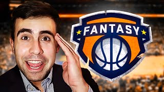 Drafting My Fantasy Basketball Team [upl. by Usanis]