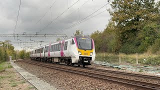 Trains at Benfleet Foot Crossing 291024 [upl. by Reinaldos]