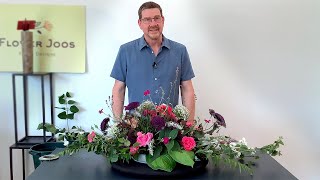 How To Make A FOAM FREE Floral Table Centrepiece [upl. by Aissenav]