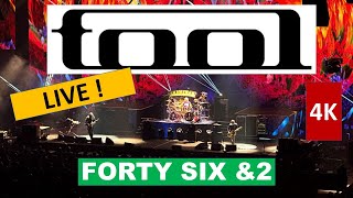 TOOL LIVE  FORTY SIX amp 2LIVE4K WINNIPEG CANADA [upl. by Laeno42]